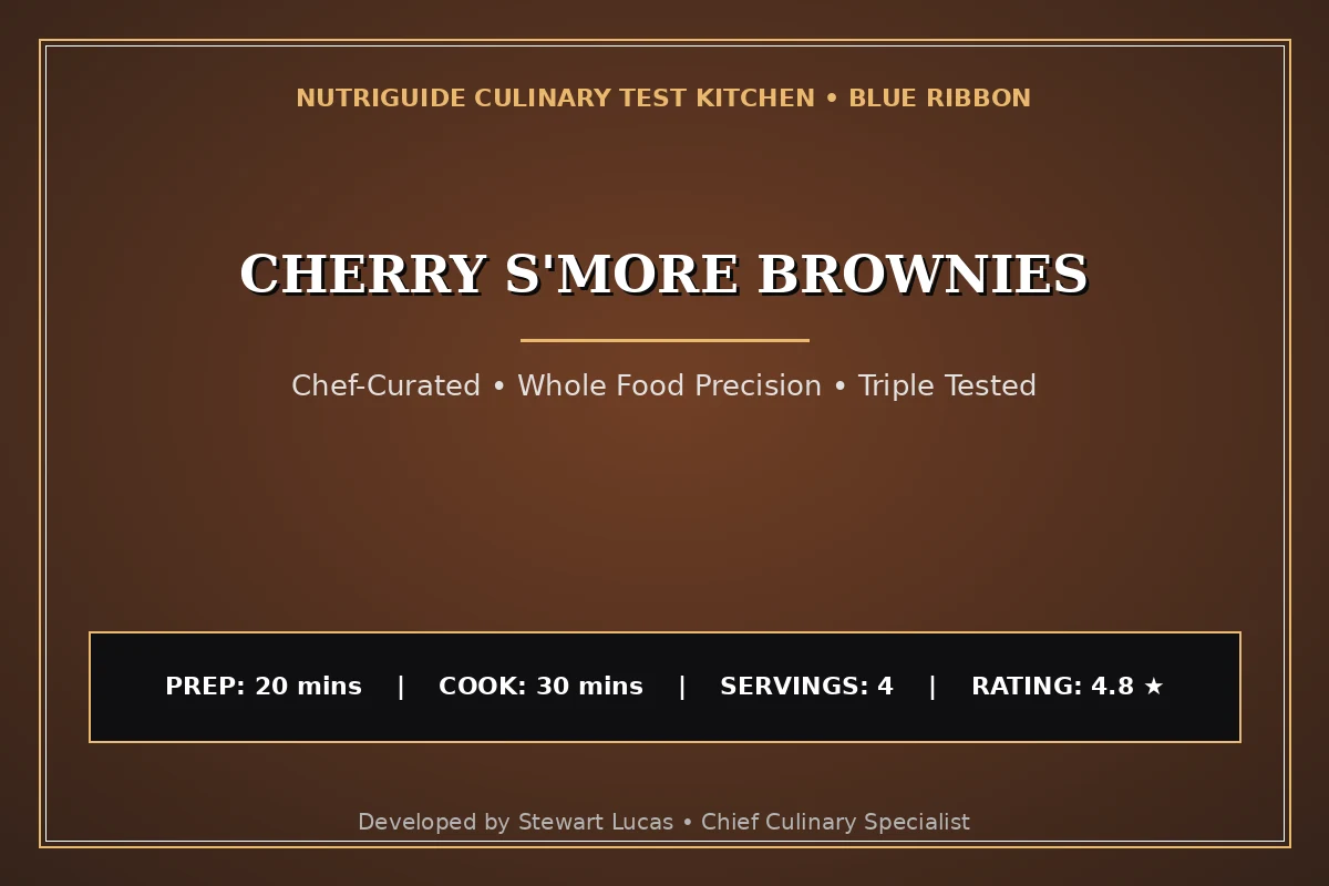 Cherry S'More Brownies