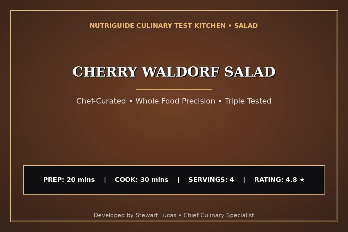 Cherry Waldorf Salad
