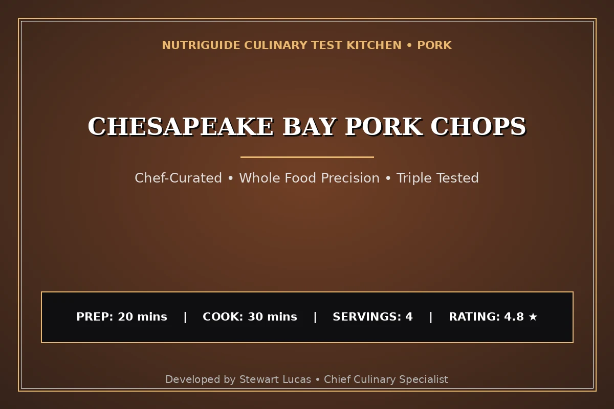 Chesapeake Bay Pork Chops
