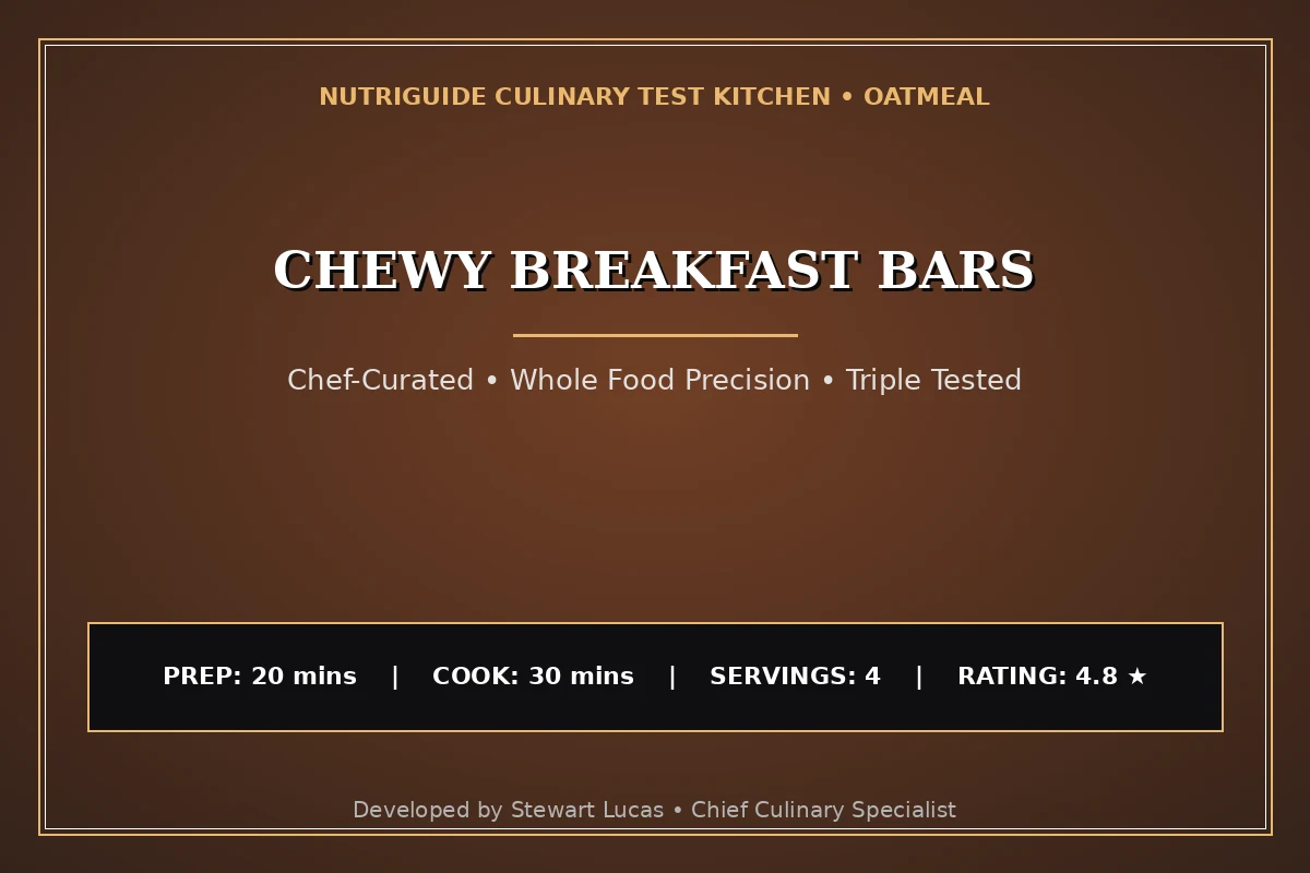 Chewy Breakfast Bars