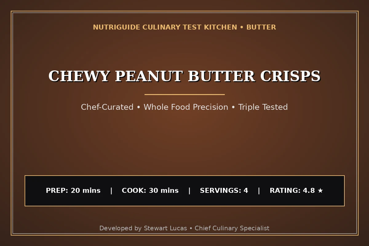 Chewy Peanut Butter Crisps