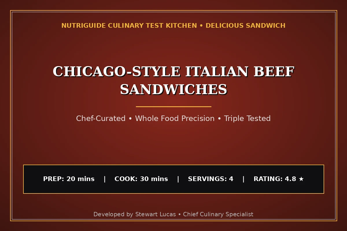 Chicago-Style Italian Beef Sandwiches
