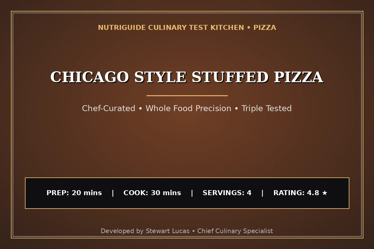 Chicago Style Stuffed Pizza