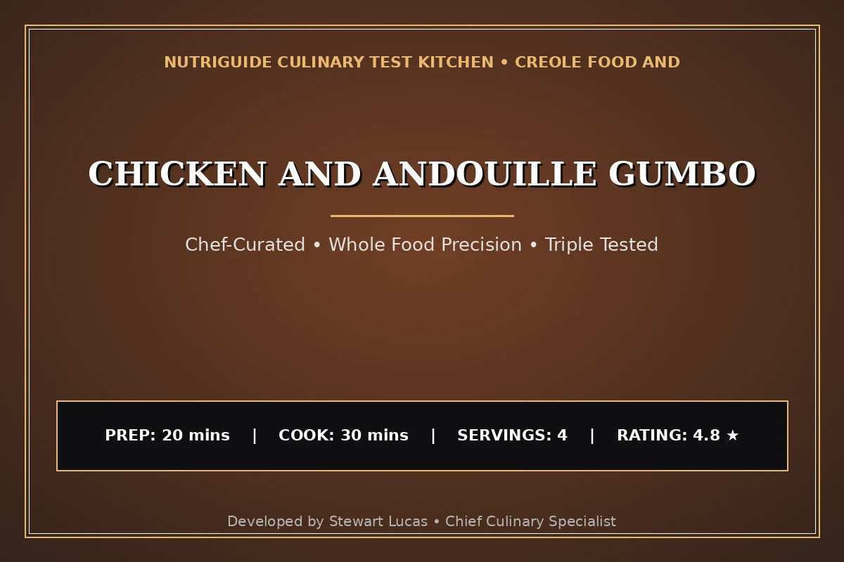 Chicken And Andouille Gumbo