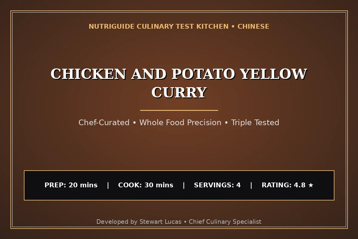 Chicken And Potato Yellow Curry