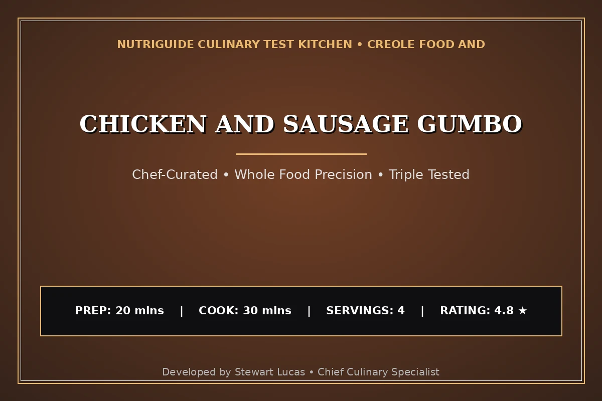 Chicken And Sausage Gumbo
