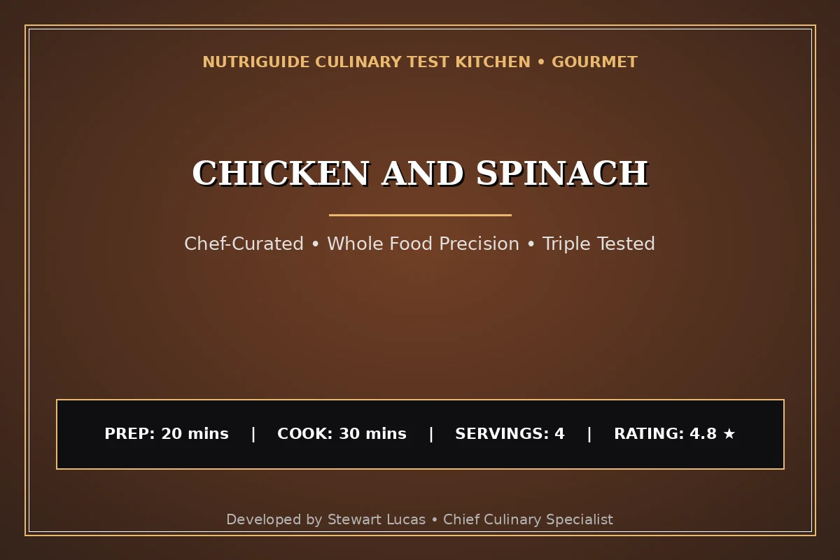 Chicken And Spinach