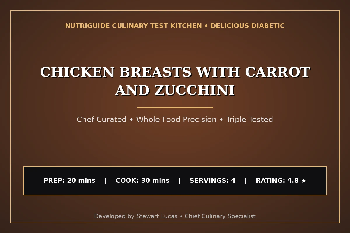 Chicken Breasts With Carrot And Zucchini