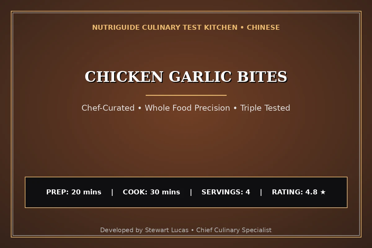 Chicken Garlic Bites