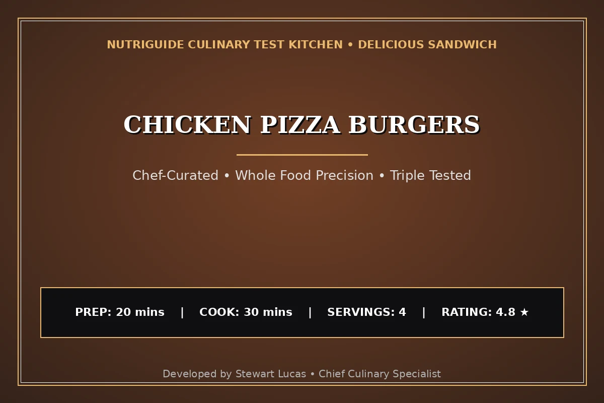 Chicken Pizza Burgers