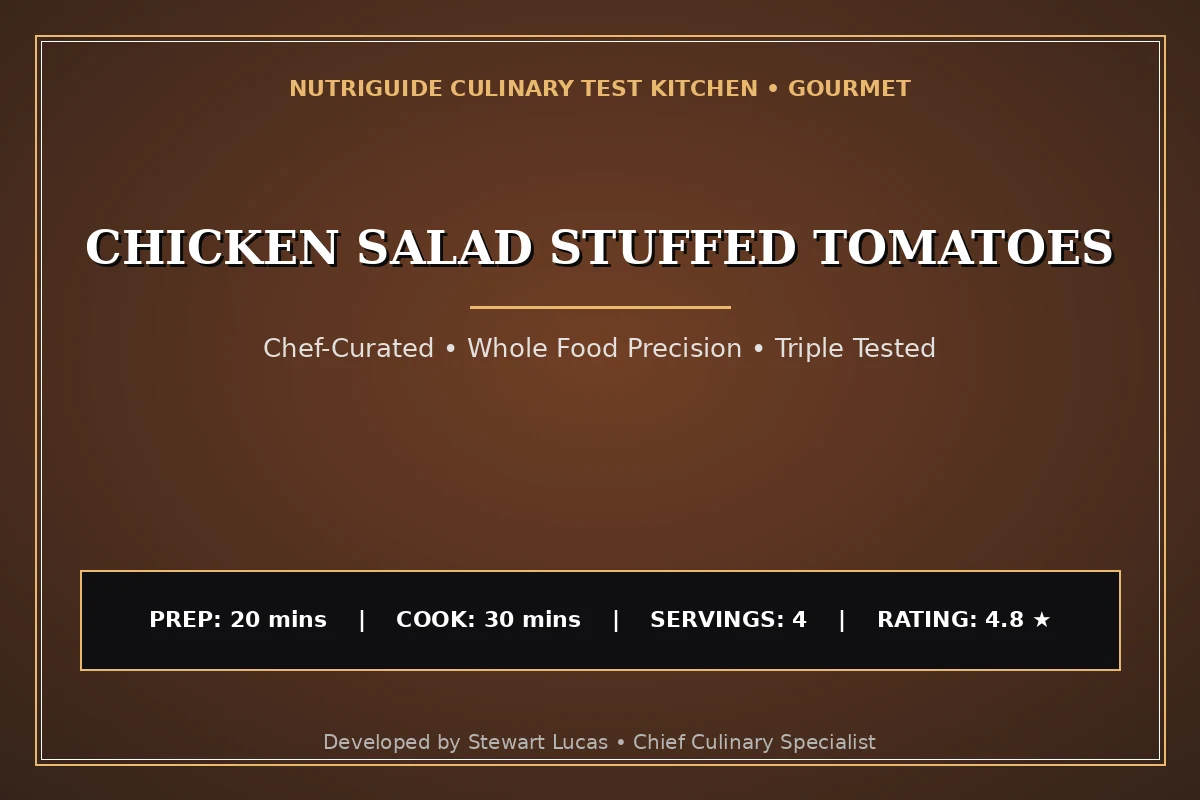 Chicken Salad Stuffed Tomatoes