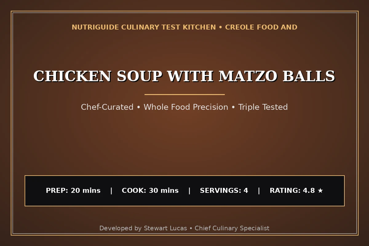 Chicken Soup With Matzo Balls
