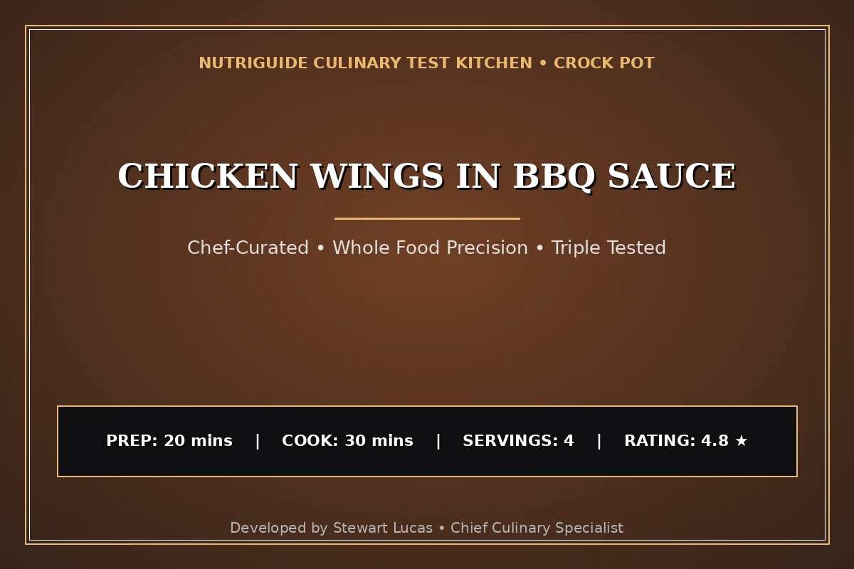 Chicken Wings In Bbq Sauce