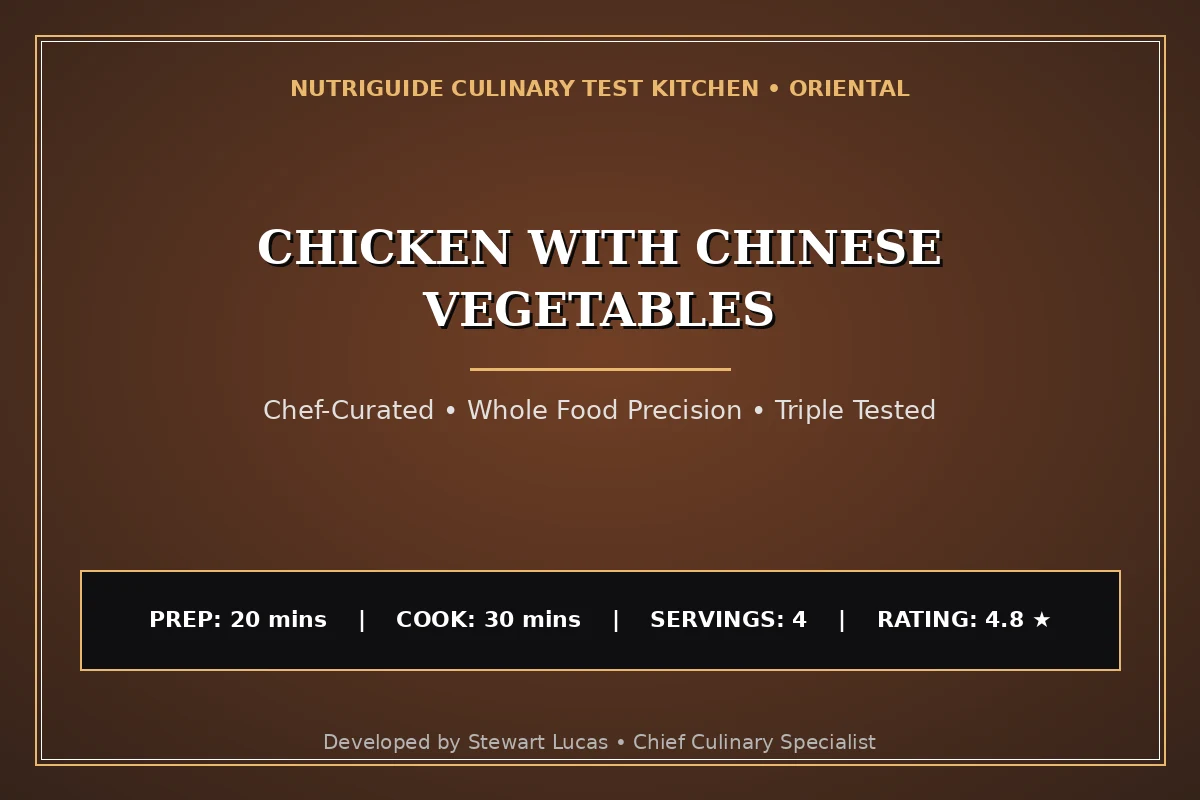 Chicken With Chinese Vegetables