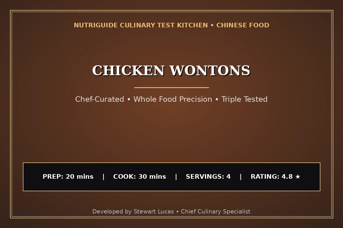Chicken Wontons