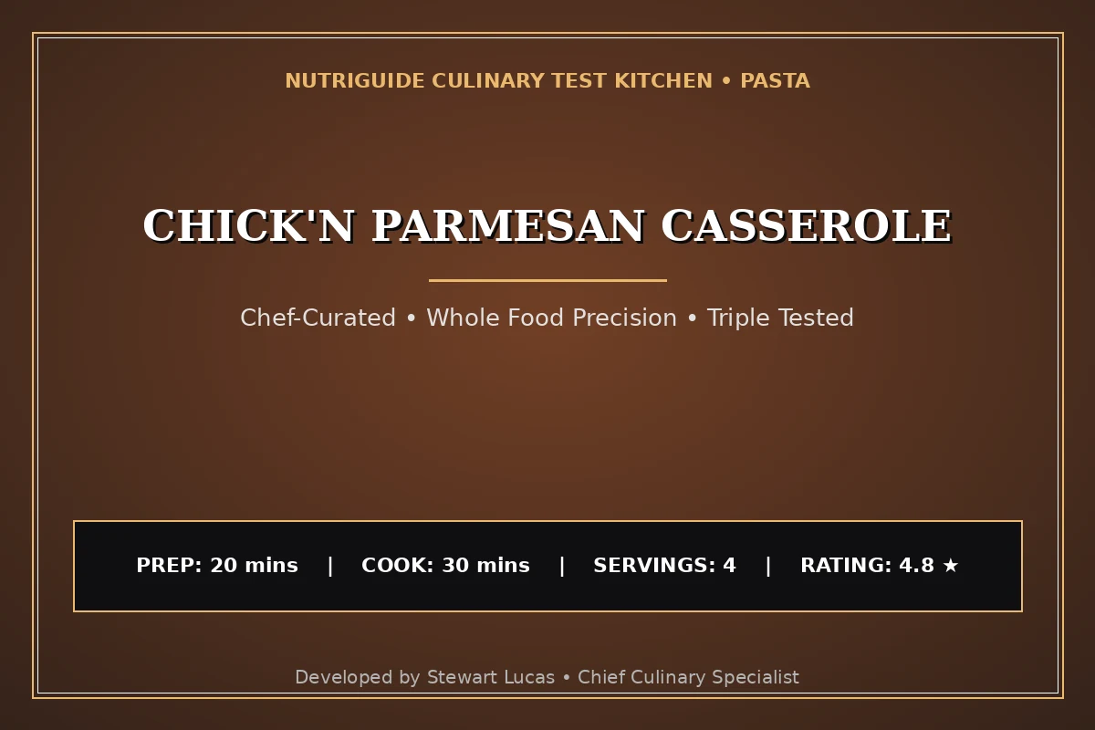 Chick'N Parmesan Casserole