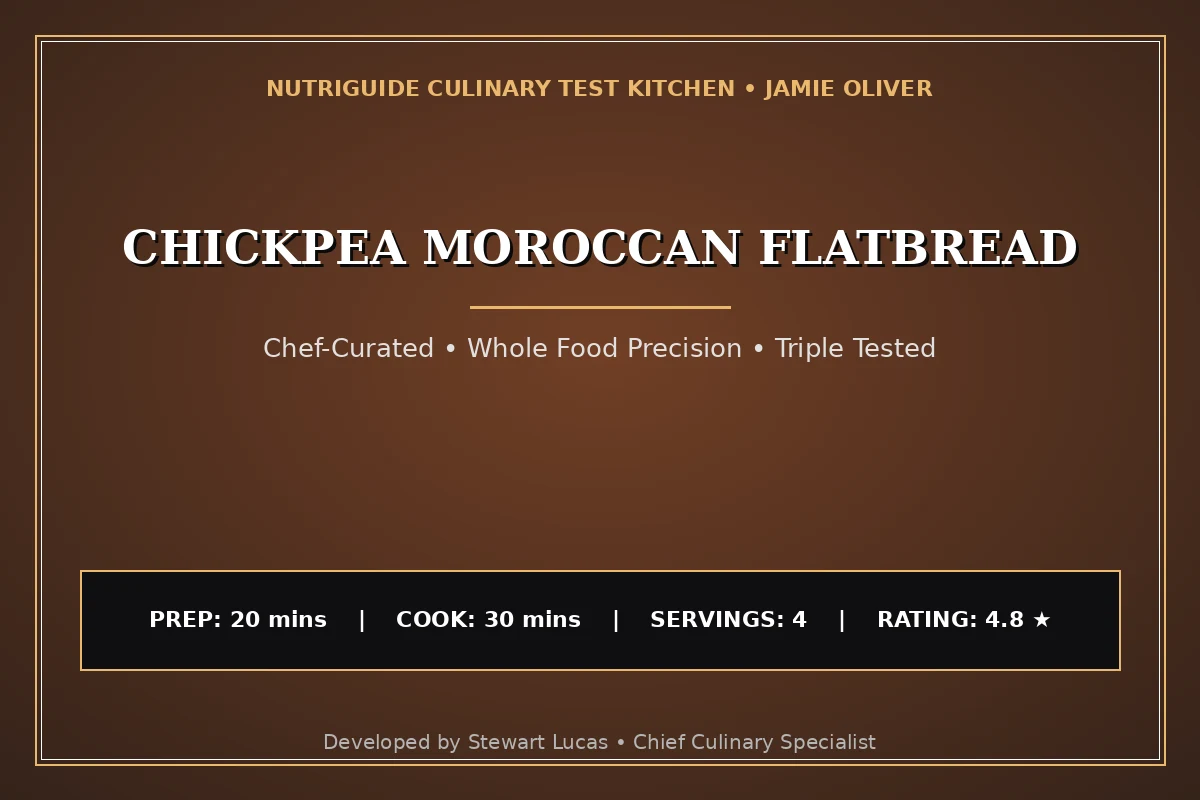 Chickpea Moroccan Flatbread