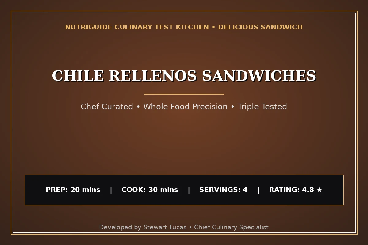 Chile Rellenos Sandwiches