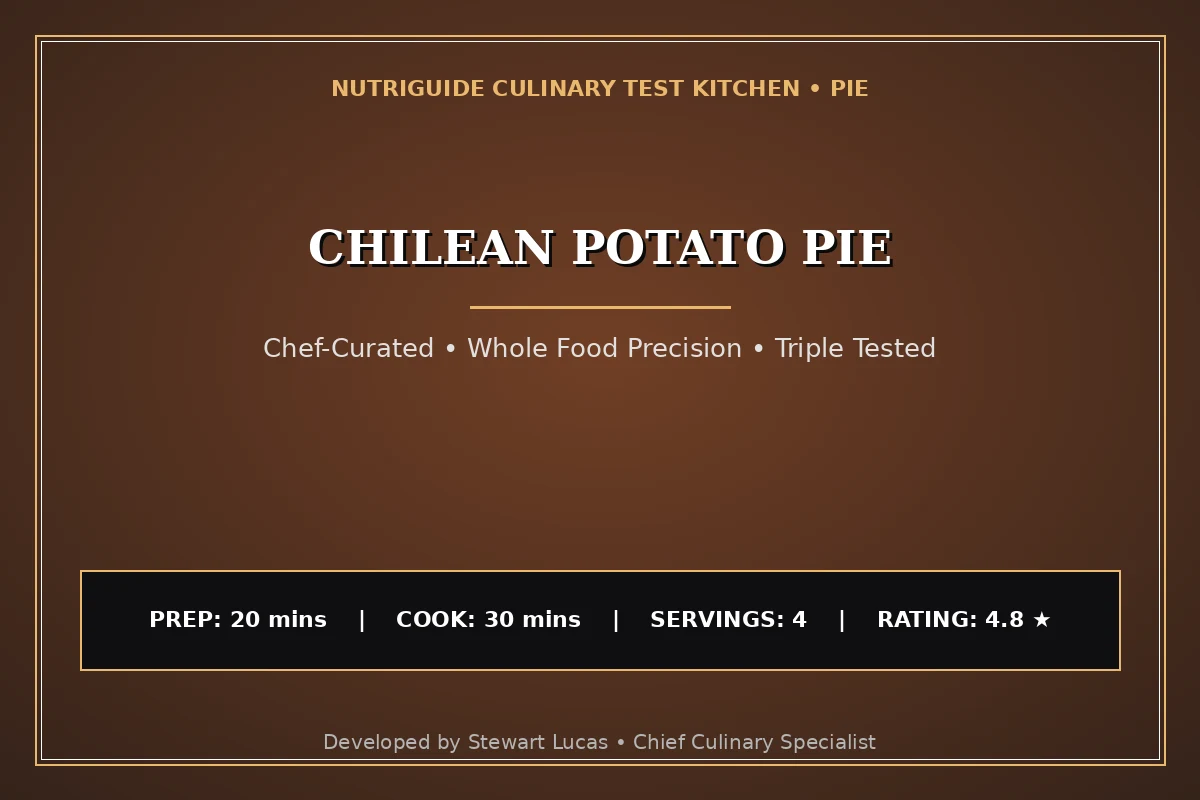 Chilean Potato Pie