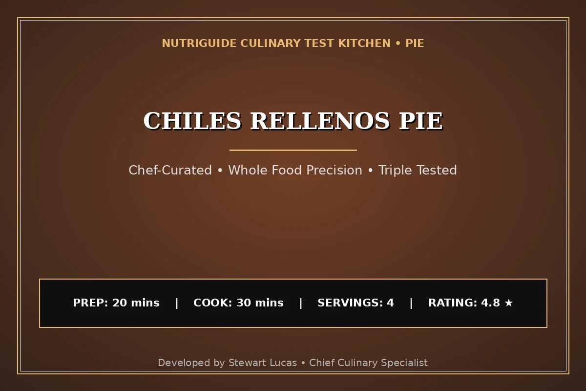 Chiles Rellenos Pie