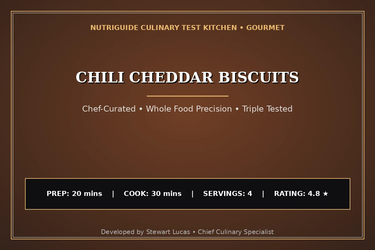 Chili Cheddar Biscuits