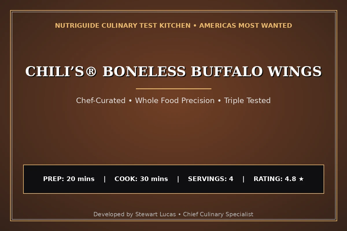Chili’S® Boneless Buffalo Wings