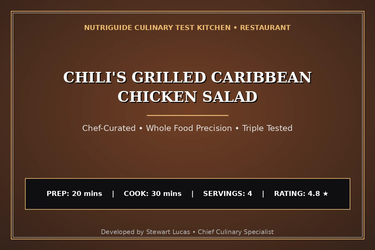 Chili'S Grilled Caribbean Chicken Salad