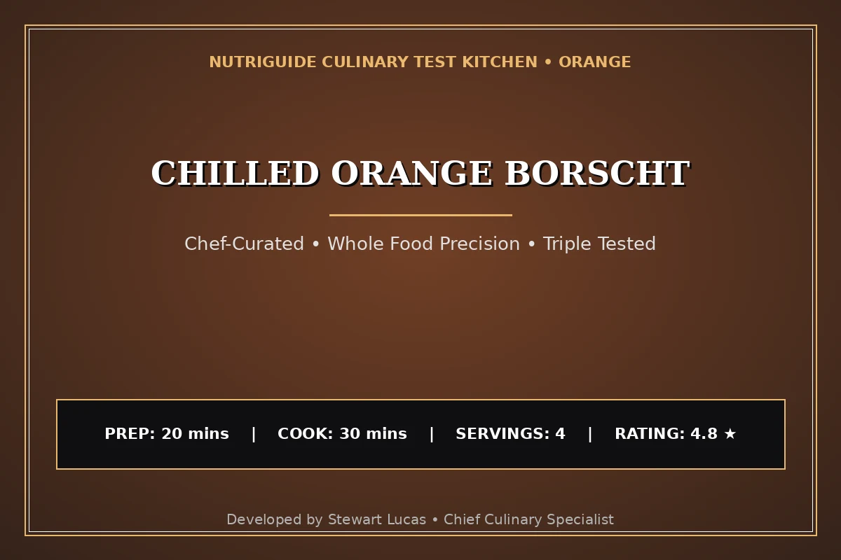 Chilled Orange Borscht