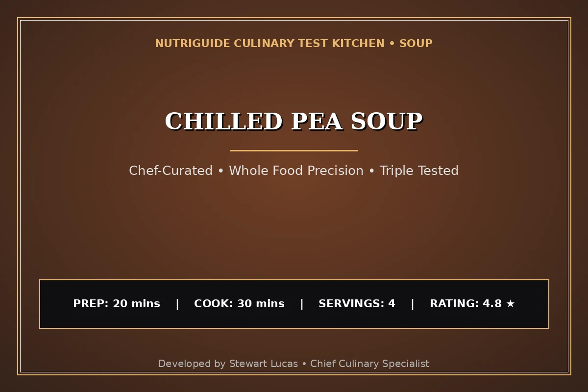 Chilled Pea Soup