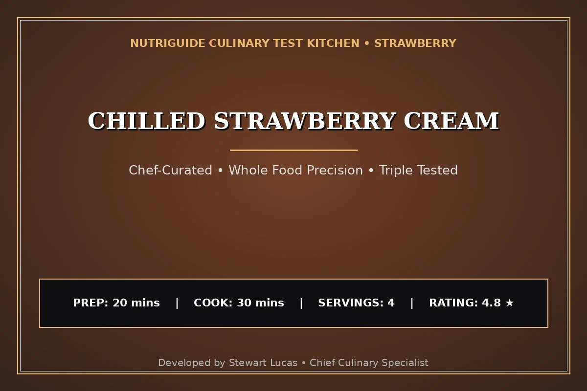 Chilled Strawberry Cream