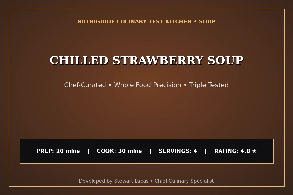 Chilled Strawberry Soup