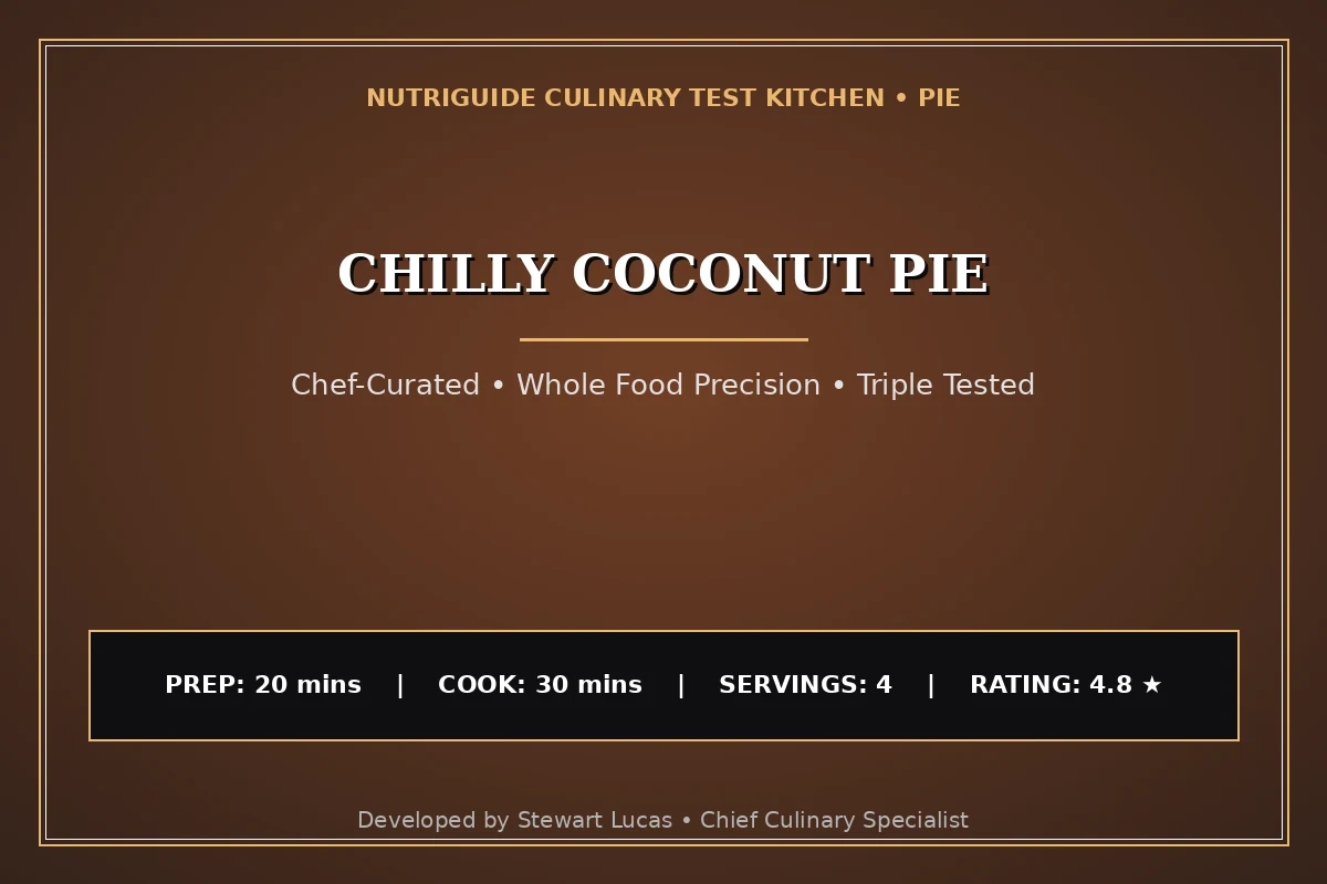 Chilly Coconut Pie
