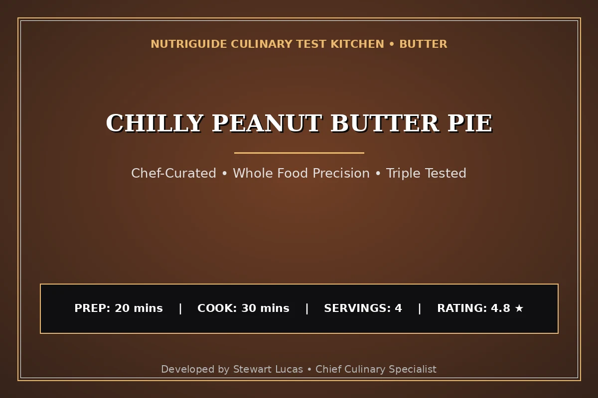 Chilly Peanut Butter Pie