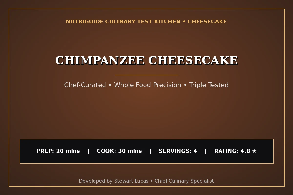 Chimpanzee Cheesecake