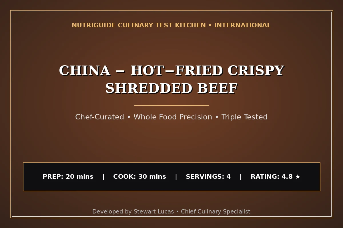 China − Hot−Fried Crispy Shredded Beef