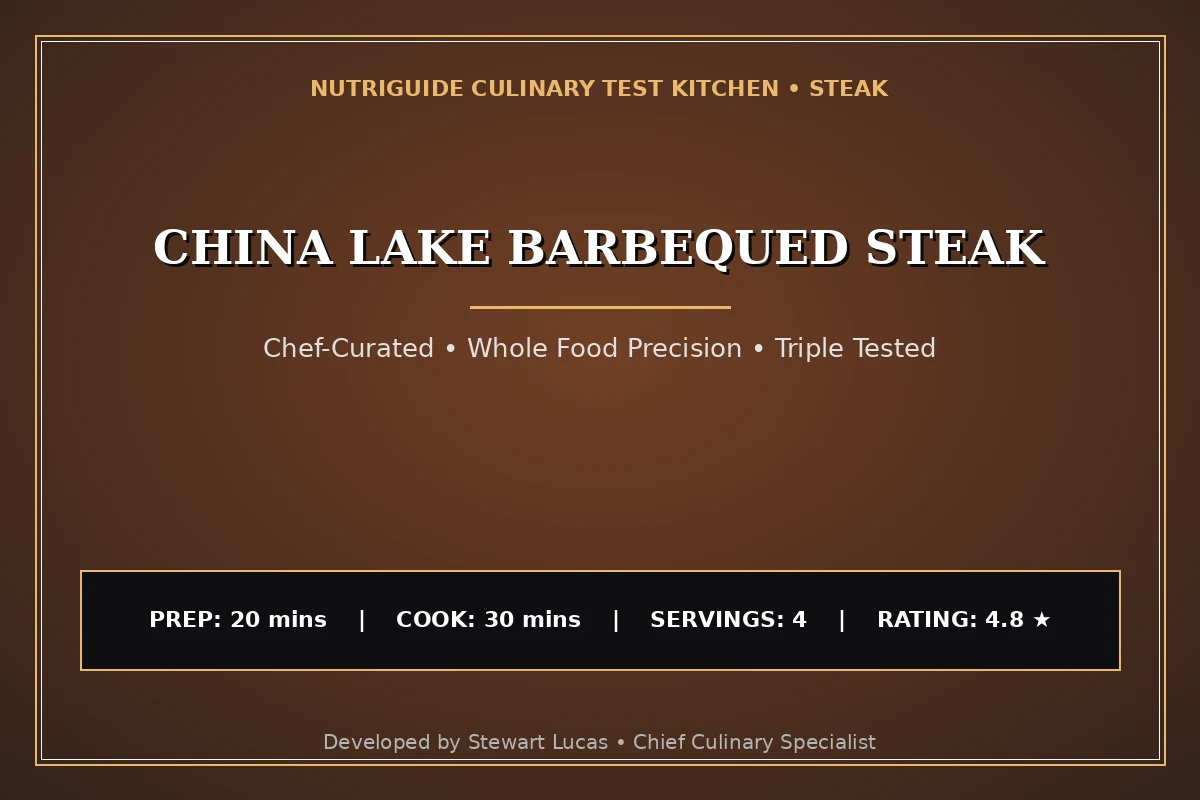 China Lake Barbequed Steak