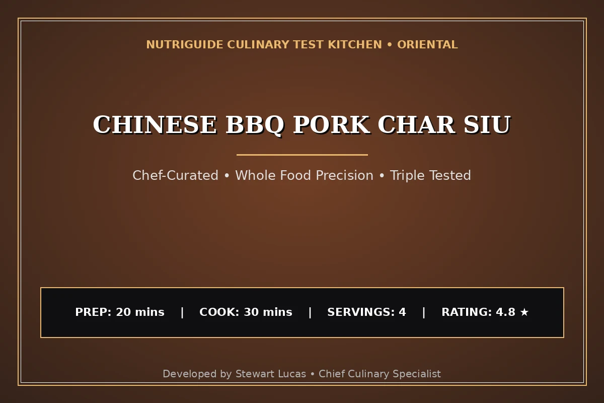 Chinese Bbq Pork Char Siu