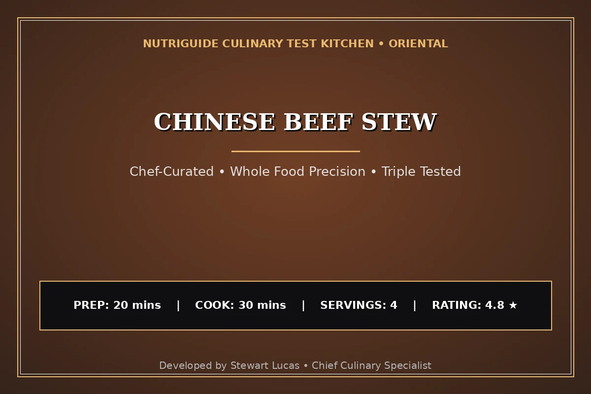 Chinese Beef Stew