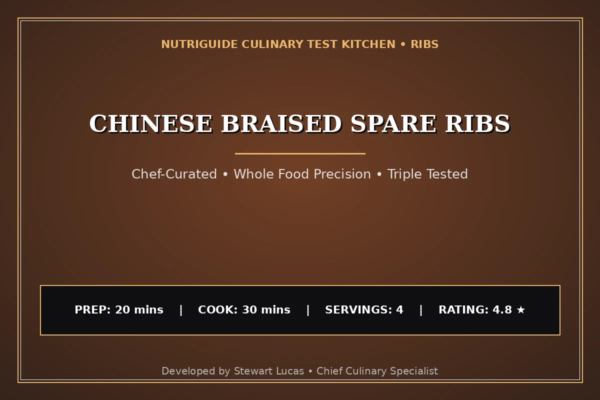 Chinese Braised Spare Ribs