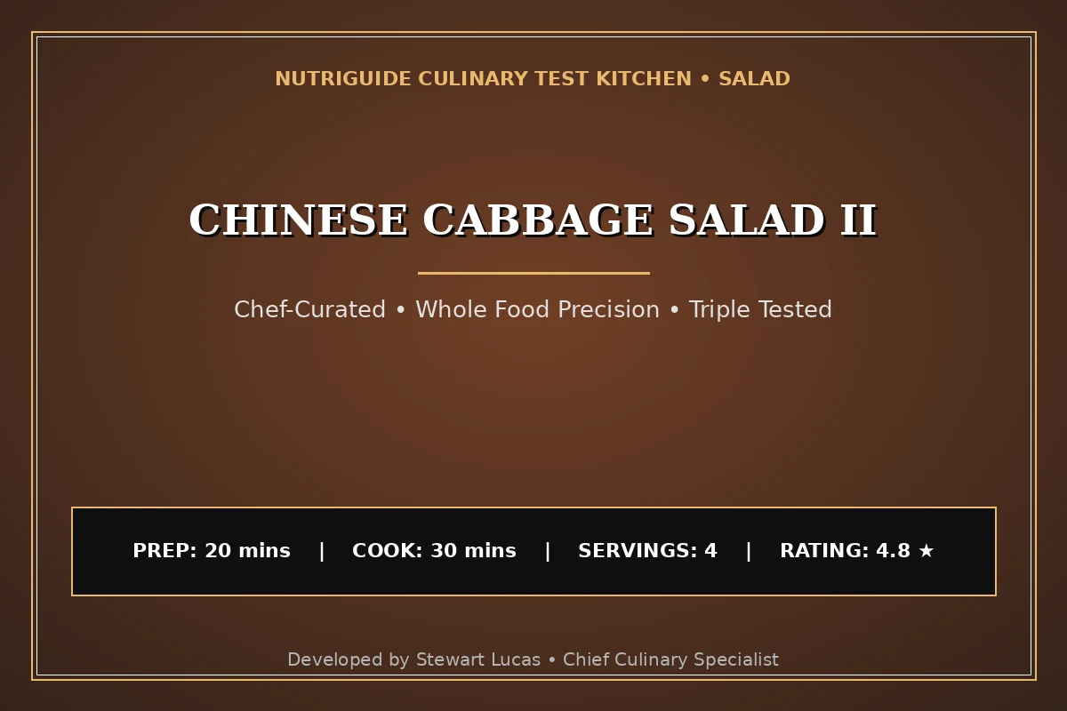Chinese Cabbage Salad Ii