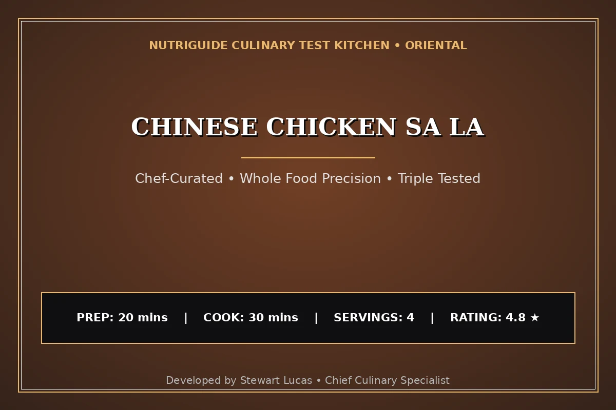 Chinese Chicken Sa La