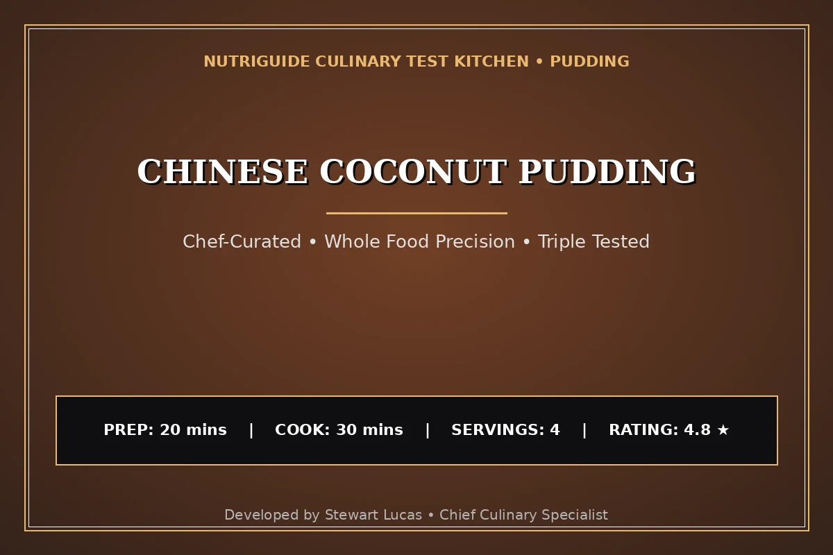 Chinese Coconut Pudding