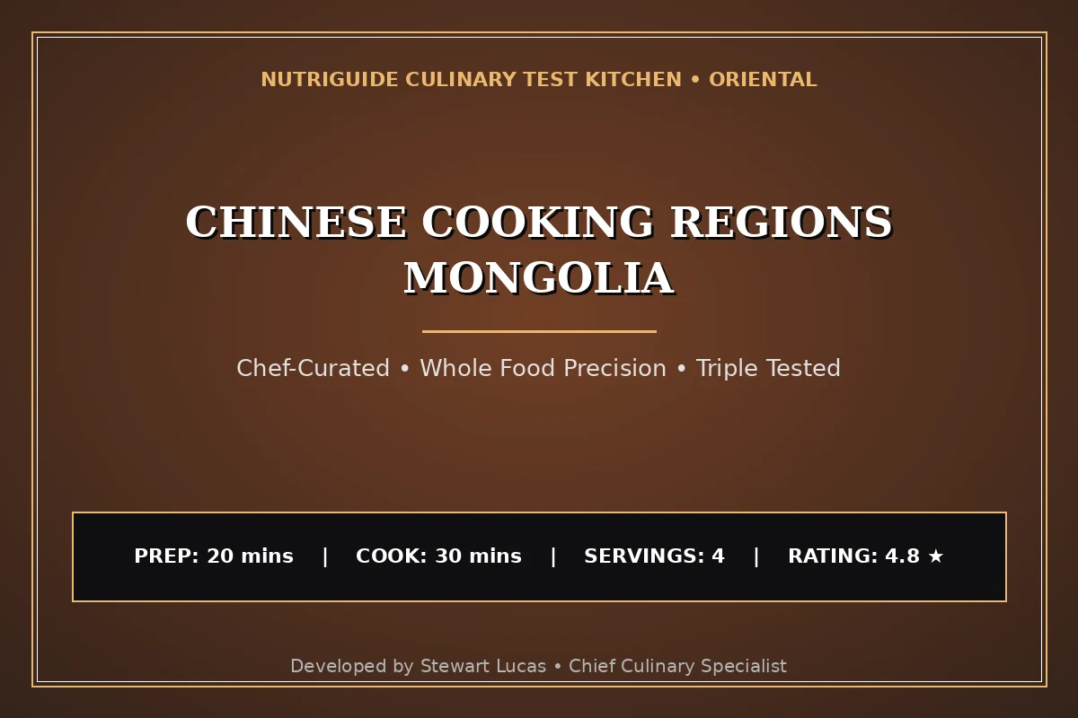 Chinese Cooking Regions Mongolia