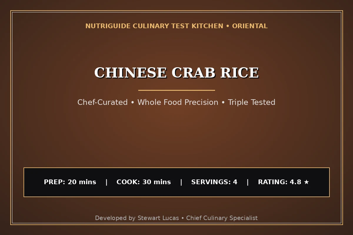 Chinese Crab Rice