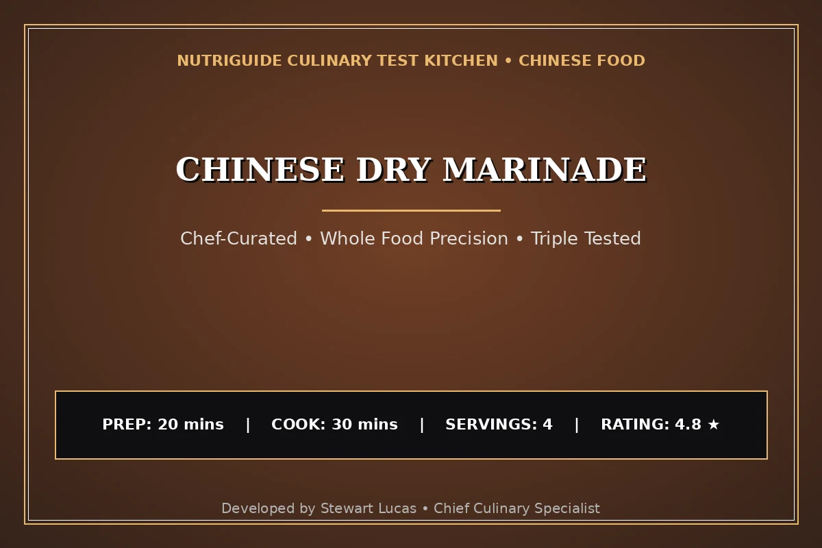 Chinese Dry Marinade