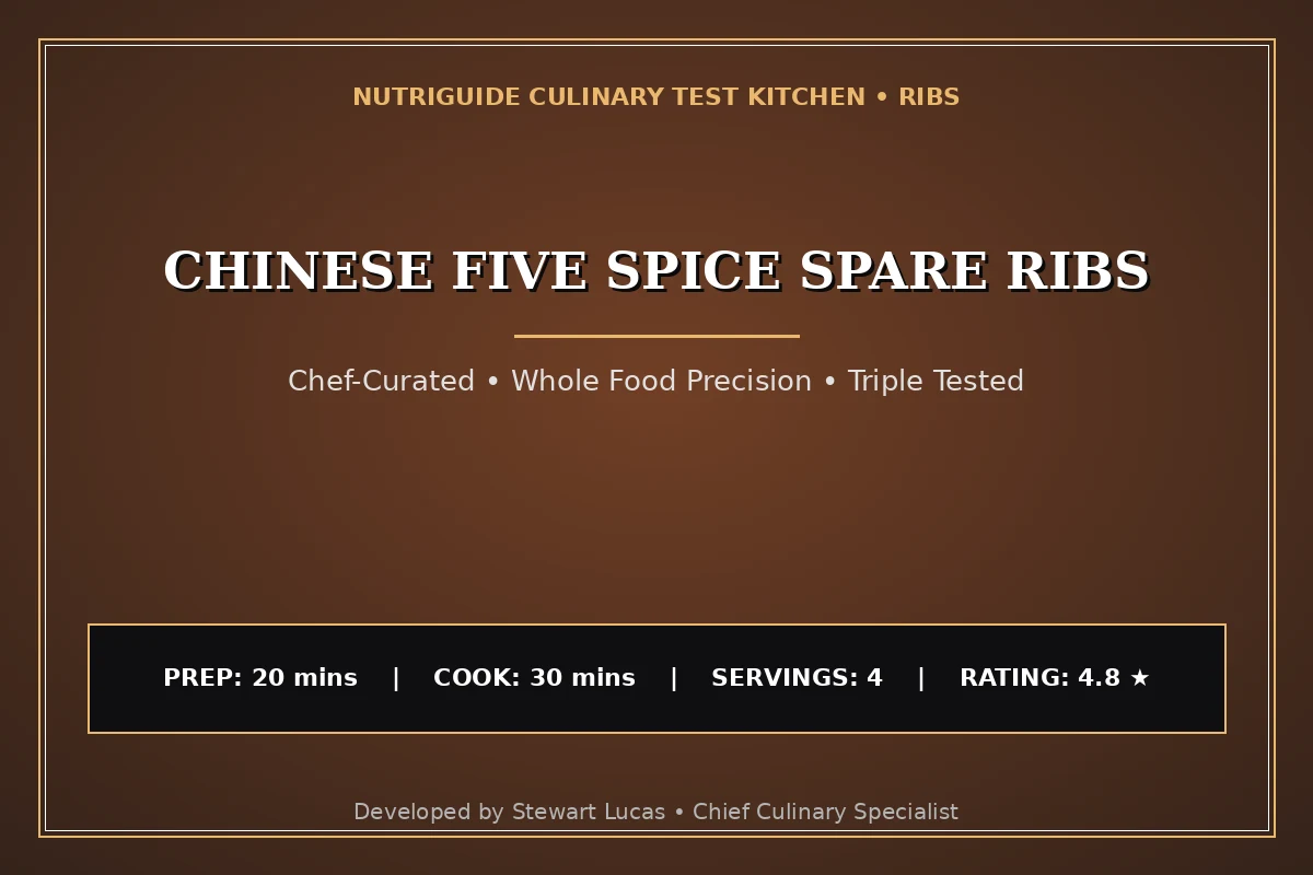 Chinese Five Spice Spare Ribs