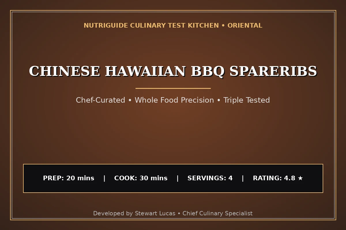 Chinese Hawaiian Bbq Spareribs