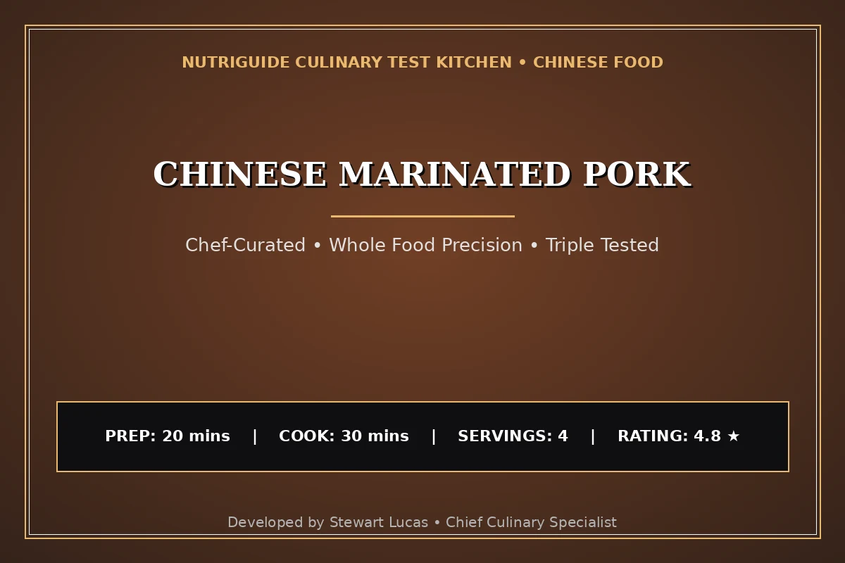 Chinese Marinated Pork