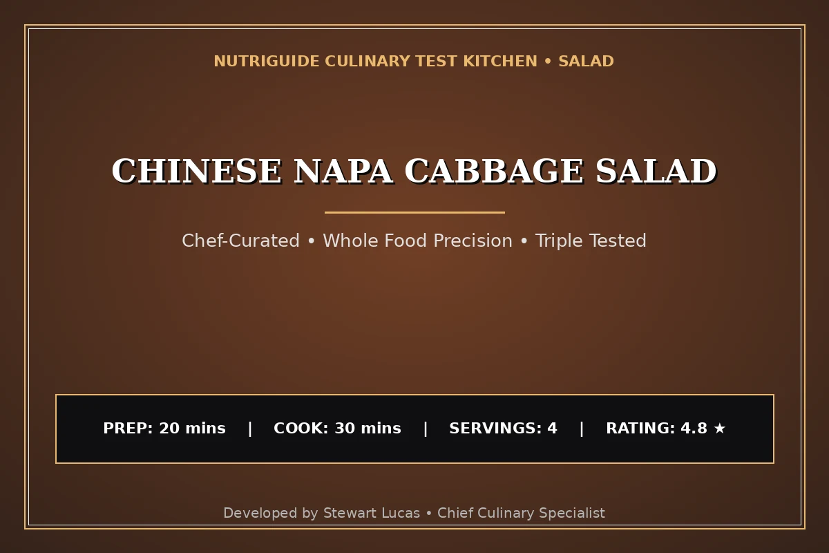 Chinese Napa Cabbage Salad