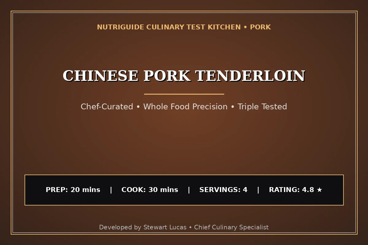 Chinese Pork Tenderloin